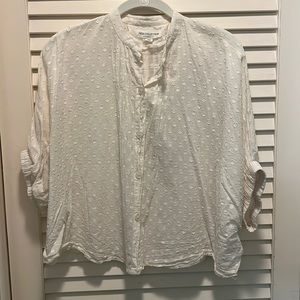 Emerson Fry Poplin Button Down Blouse